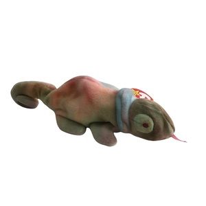 Ty Vintage Beanie Babies Rainbow Chameleon Collectible NWT